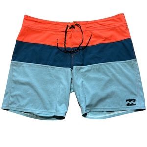 Billabong Platinum Men's Colorblock Swim Board Shorts Sz. 40‎